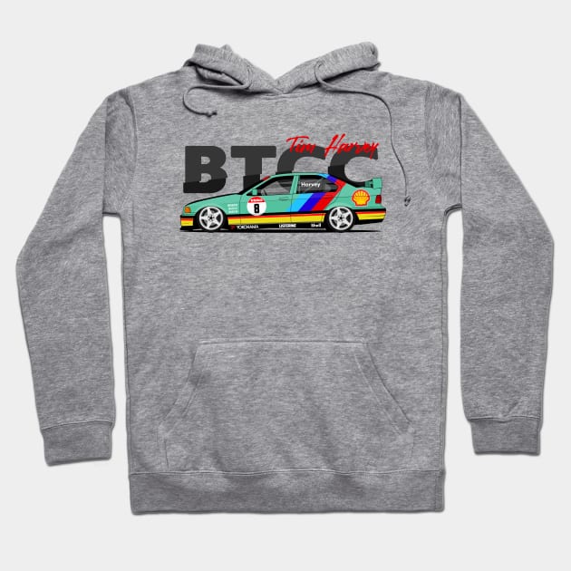 E36 TIM HARVEY BTCC SPORTCAR Hoodie by shketdesign